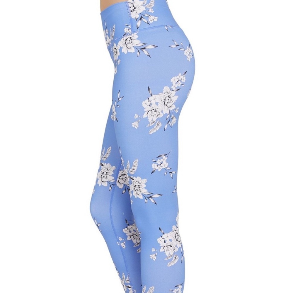 BEYOND YOGA Floral Blue High Rise Leggings - Picture 2 of 7
